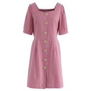 Chicwish Almost Weekend Button Down Dress / BNWT